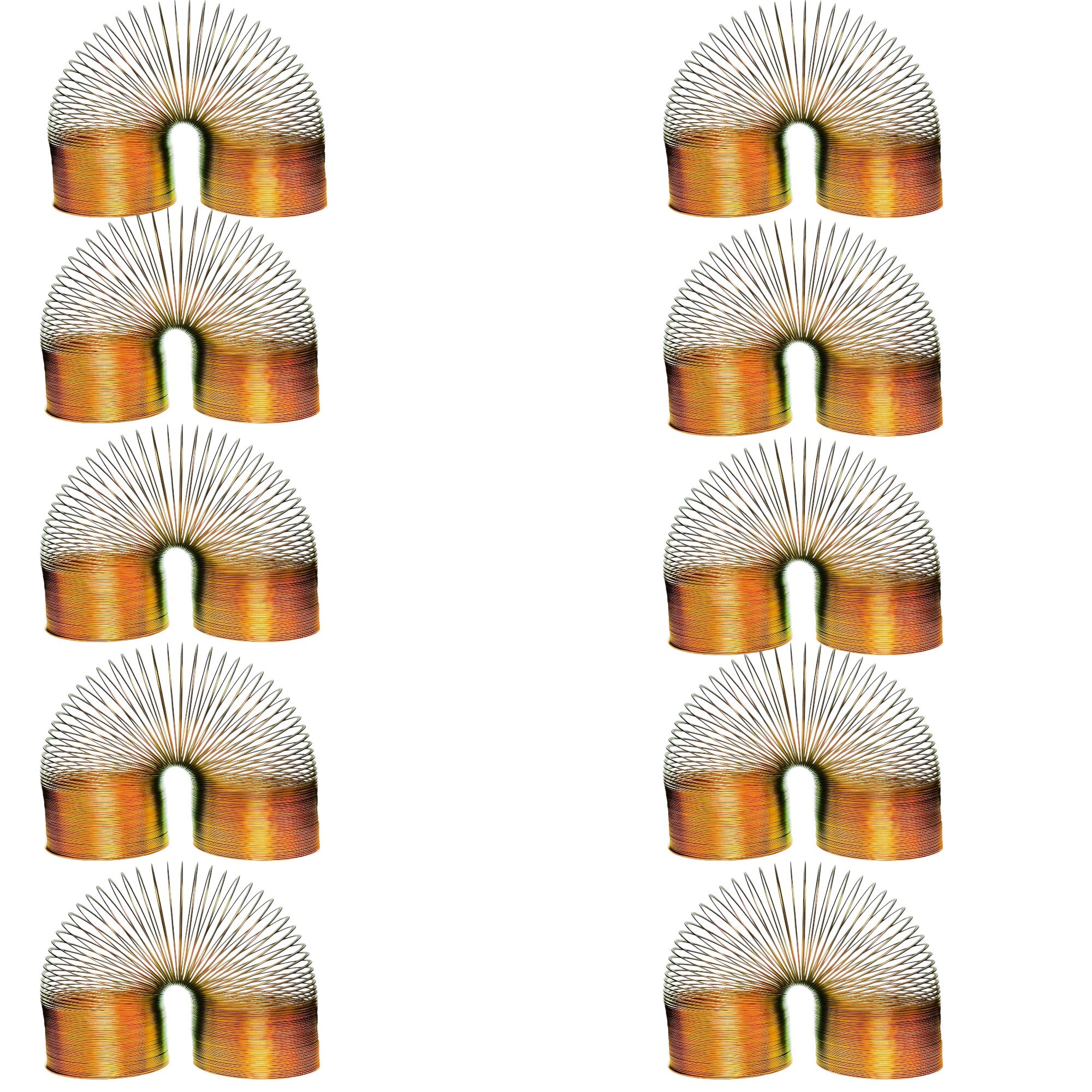 Wave Demonstration Helix Slinky for Physical Science Education. Pack of 10.