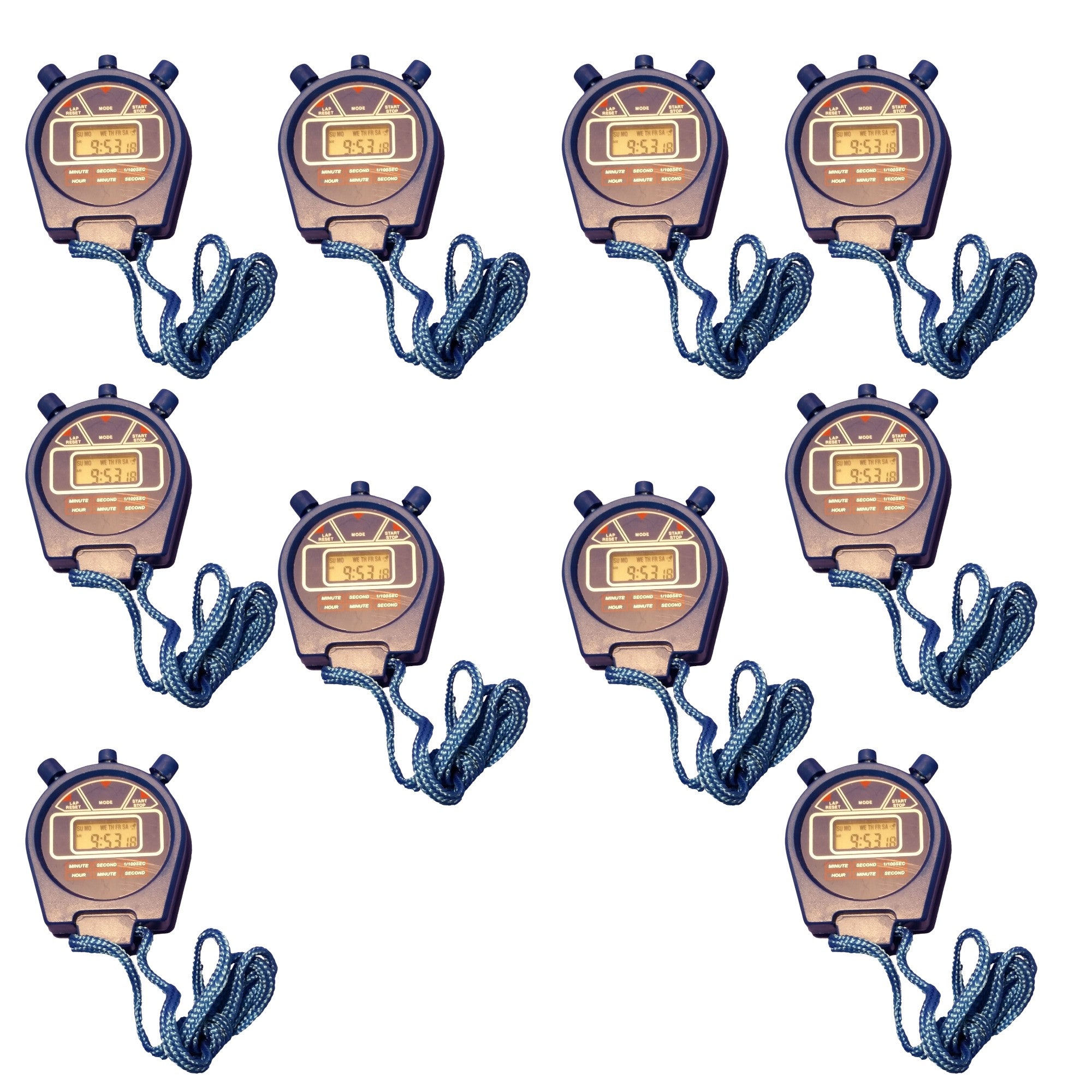 Stopwatch-24-Hour Digital Stopwatch Pack of 10