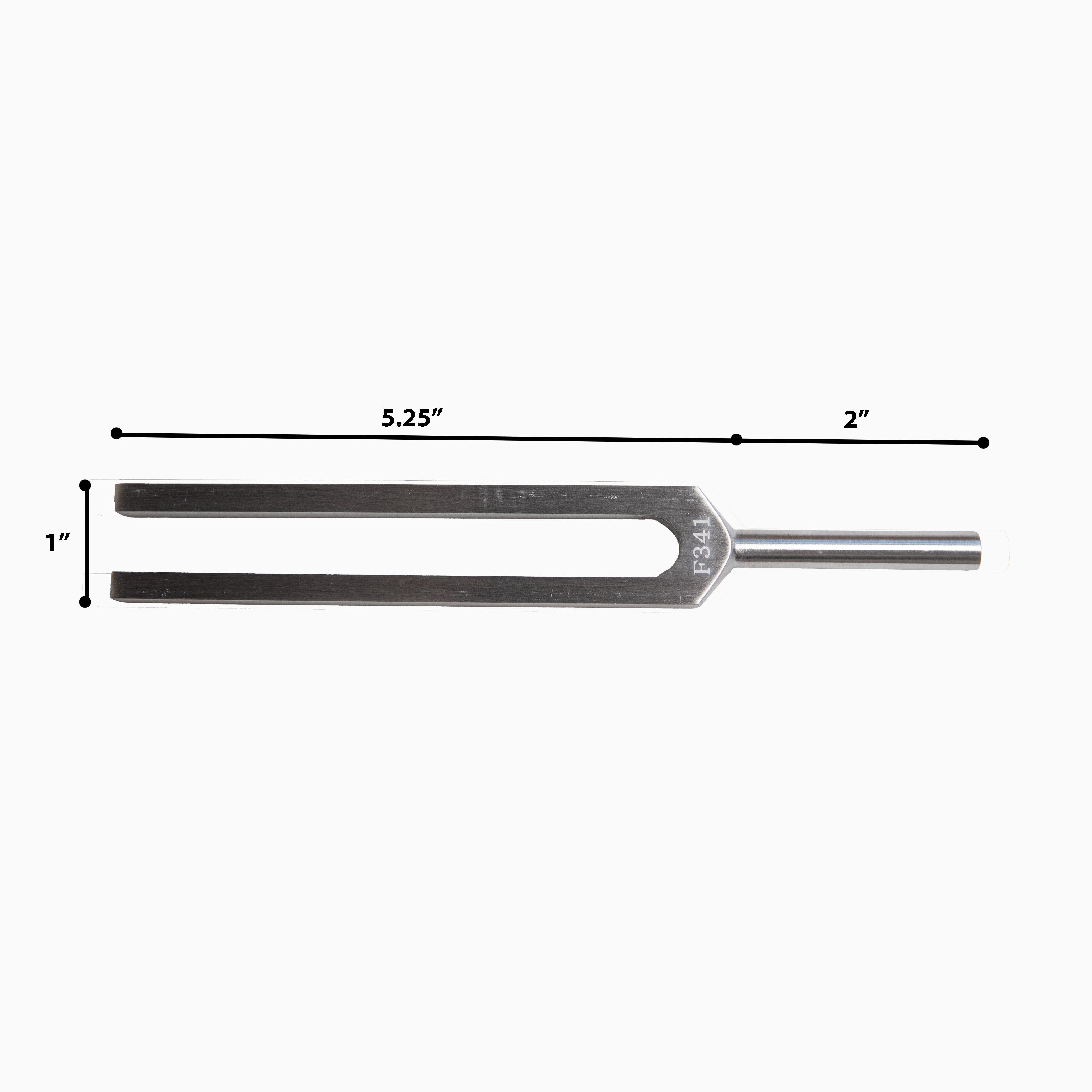 Tuning Fork, 341F. Sold as a pack of 10 Tuning Forks. Made from High Quality Aluminum.