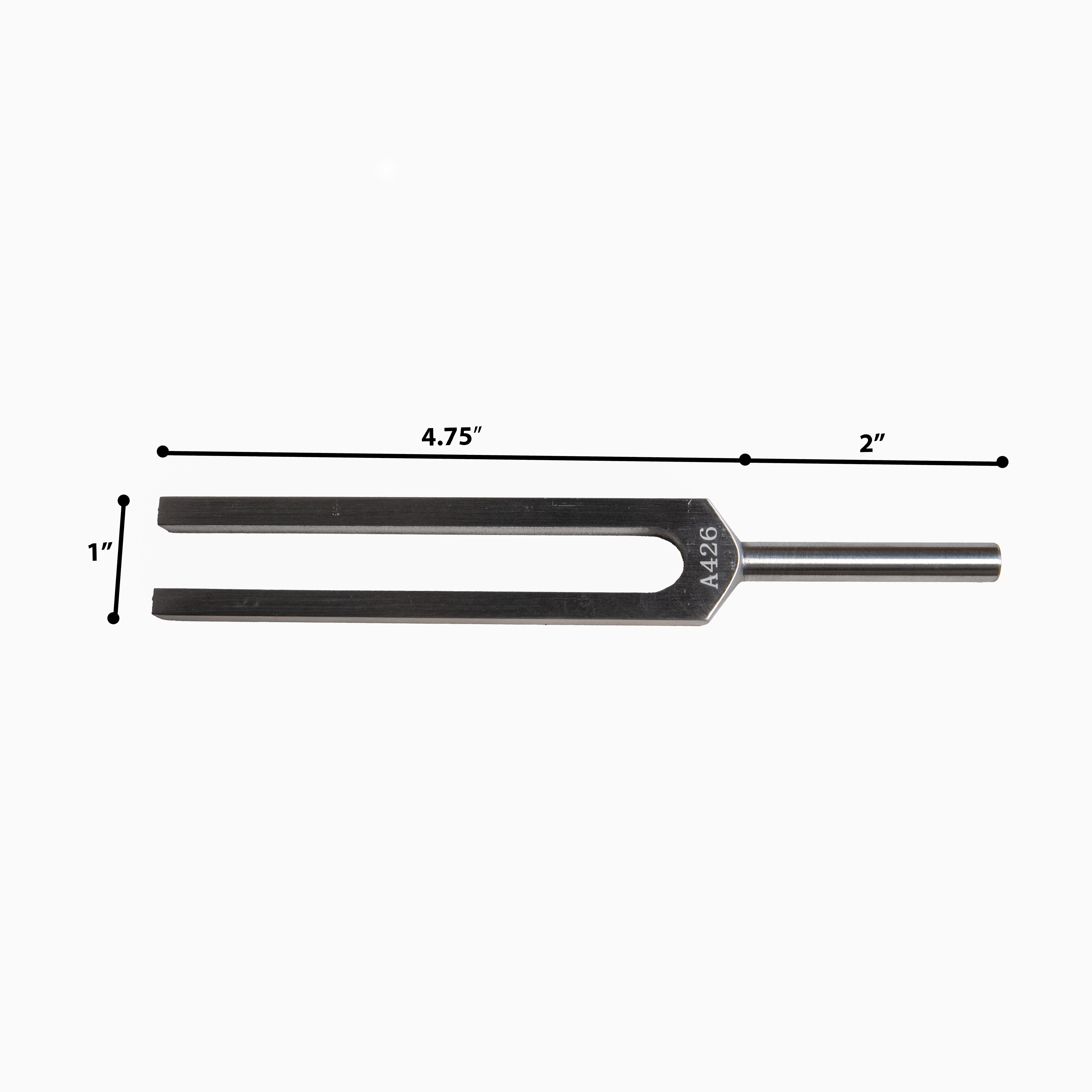Tuning Fork, 426A. Sold as a pack of 10 Tuning Forks. Made from High Quality Aluminum.
