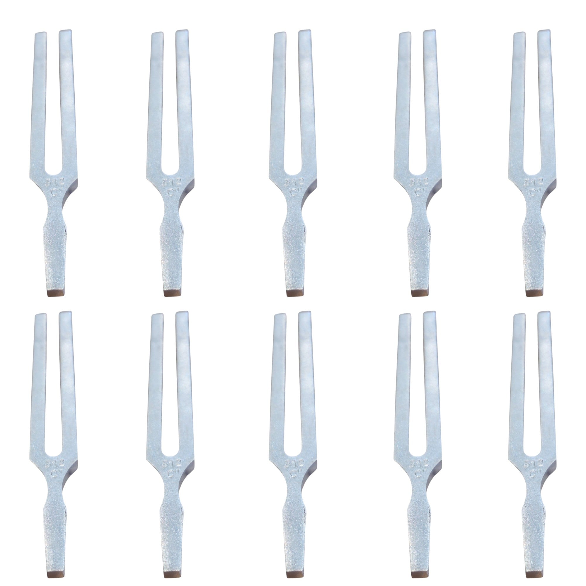 Tuning Fork, C512. Sold as a Pack of 10. Made from High Quality Aluminum. Used by students in physical science classrooms and homeschools.