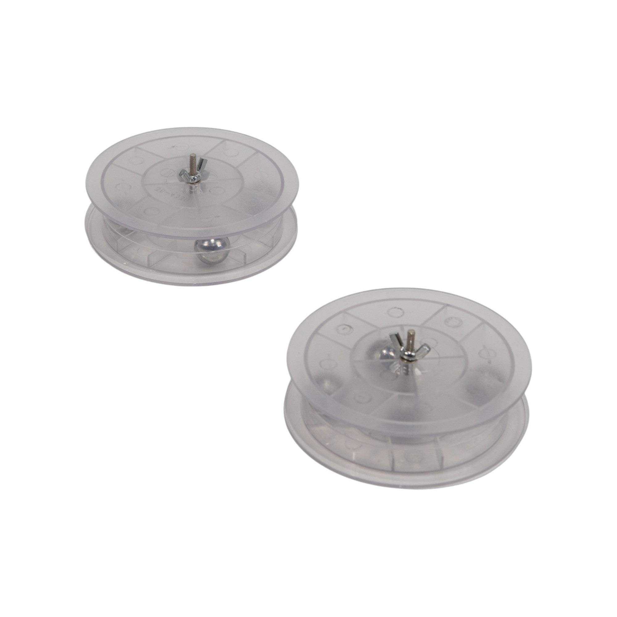 Variable Inertia Apparatus with Semi-Transparent Case. The Set Includes 2 Discs, & 6- 19mm Steel Balls - Enhance Physics Learning with Hands-On Rotational Dynamics