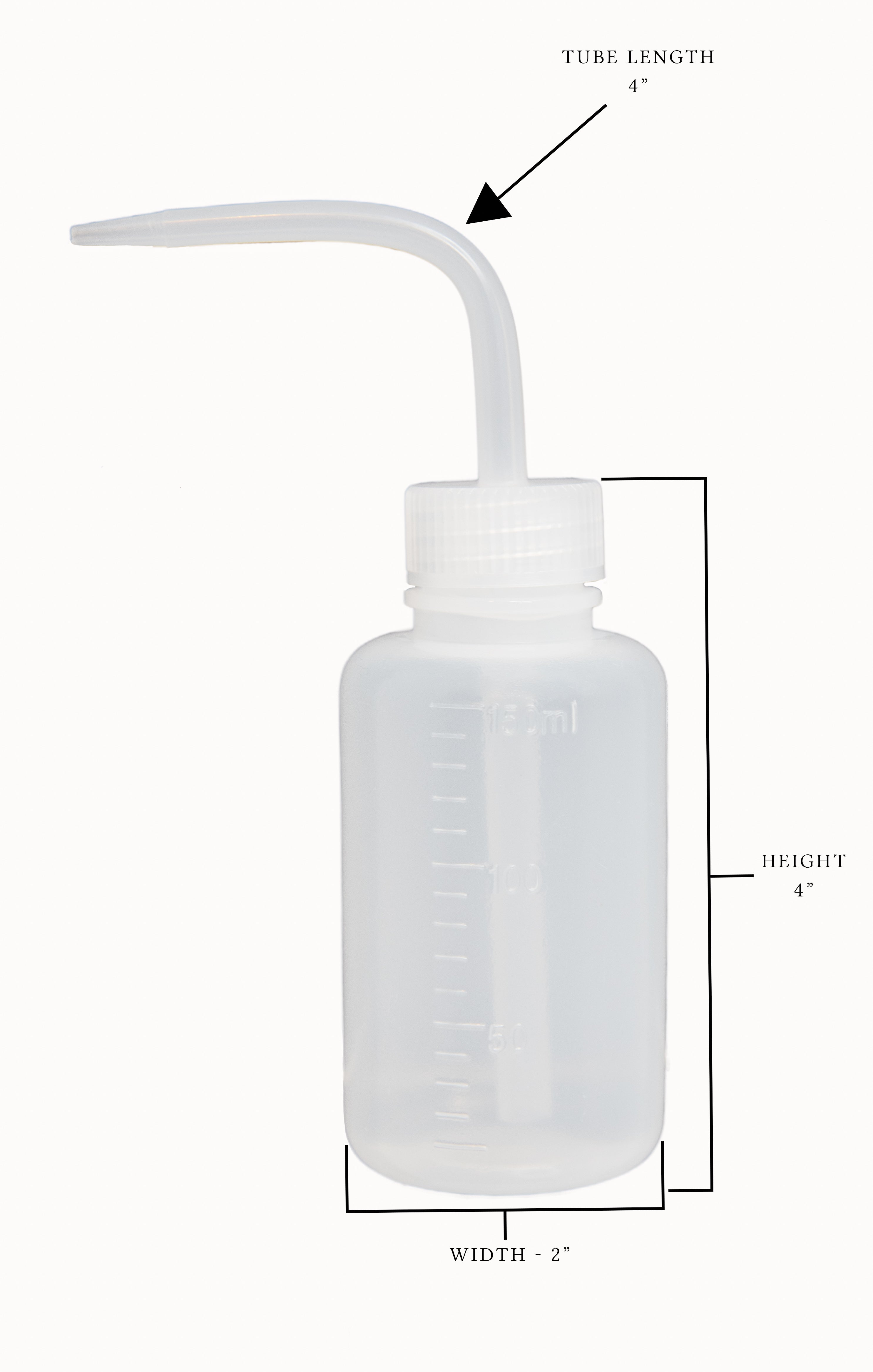 Wash Bottle, Graduated, Polyethylene, 150ml capacity. Case of 250.