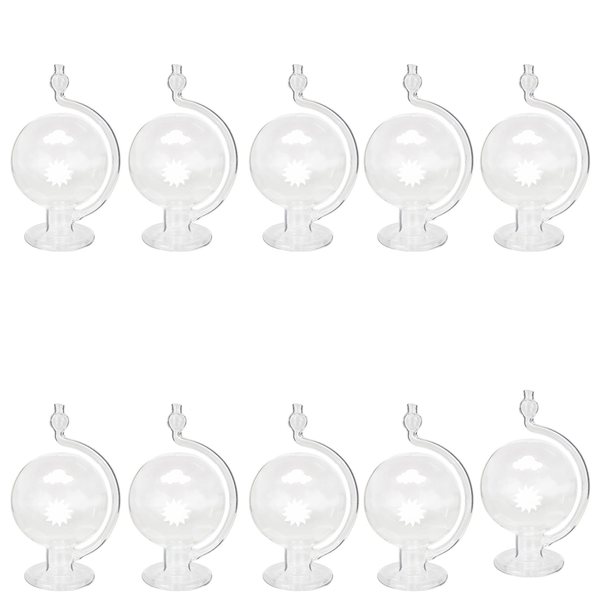 Barometer, Weather Globe. Case of 10.