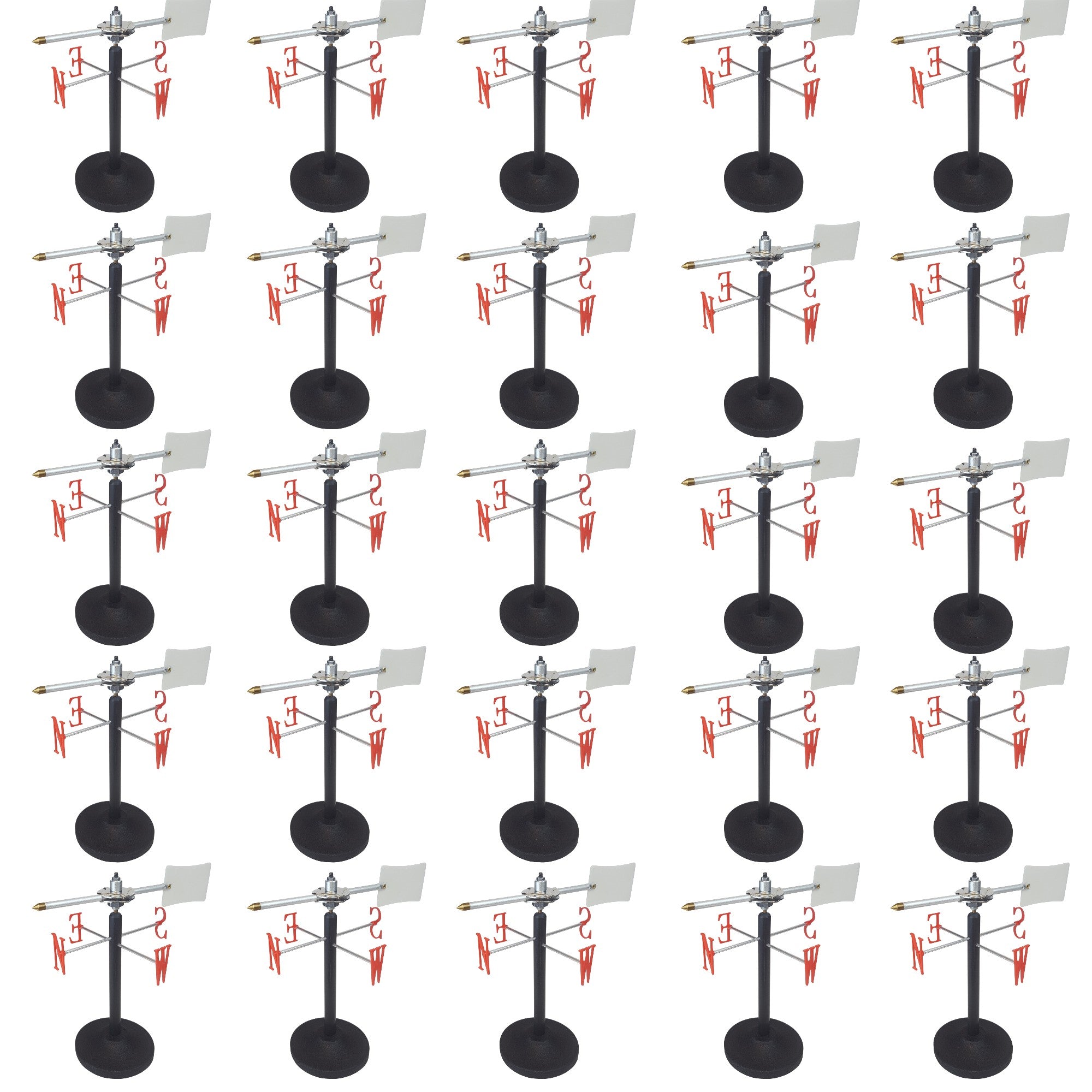 Wind Vane with Heavy Metal Support Base. Case of 25.