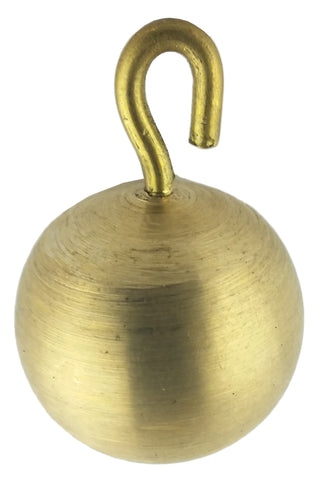 Brass Physics Ball, 25mm (1 in.), With Hook by Go Science Crazy