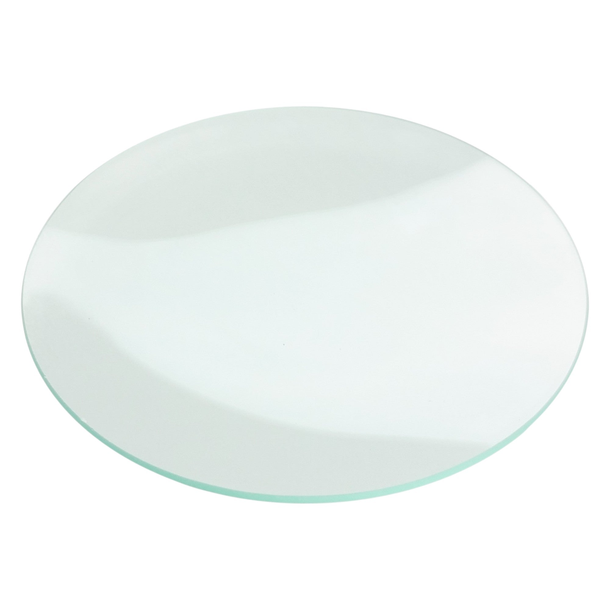 Cover Glass with Fire-Polished Edge, 50mm Diameter. Made from borosilicate glass.  Pack of 10