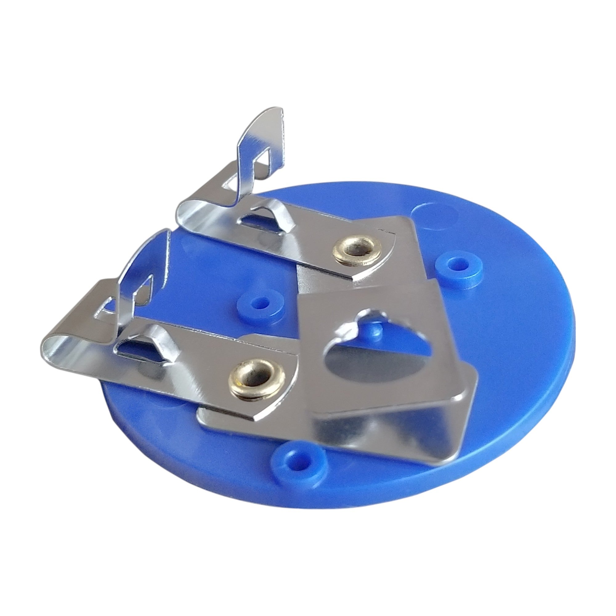 Lamp Bulb Holder Plastic Disc with Clips for Electrical Connections, Pack of 10 by Go Science Crazy