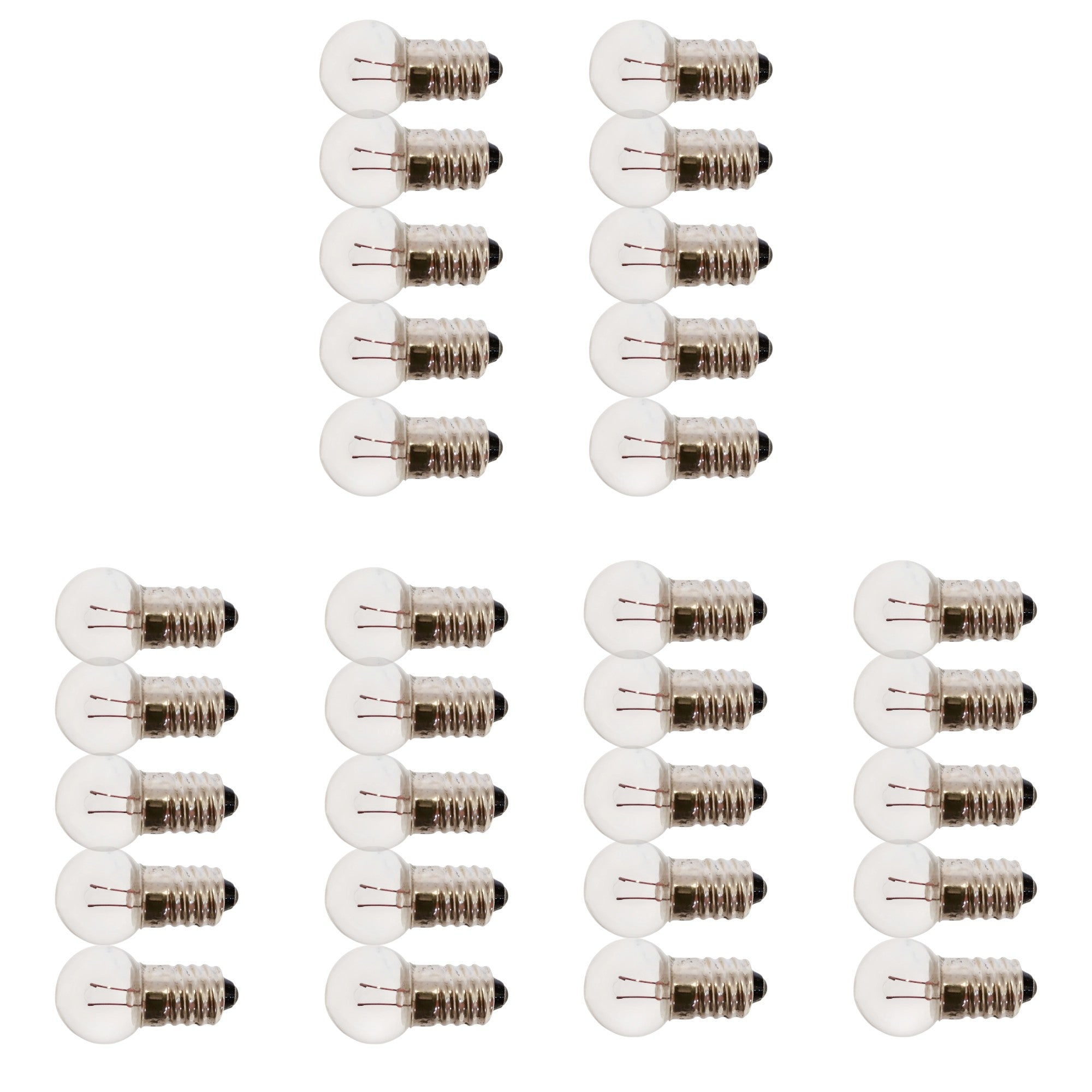 Lamp Bulbs, Mini, 1.5 volts.  Pack of 10. Case of 3 packs (30 each) Used with PEER Physics CMW Kit.&nbsp;