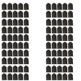 Rubberized Cloth Apron, 36 inches width x 42 inches length. Case of 100.