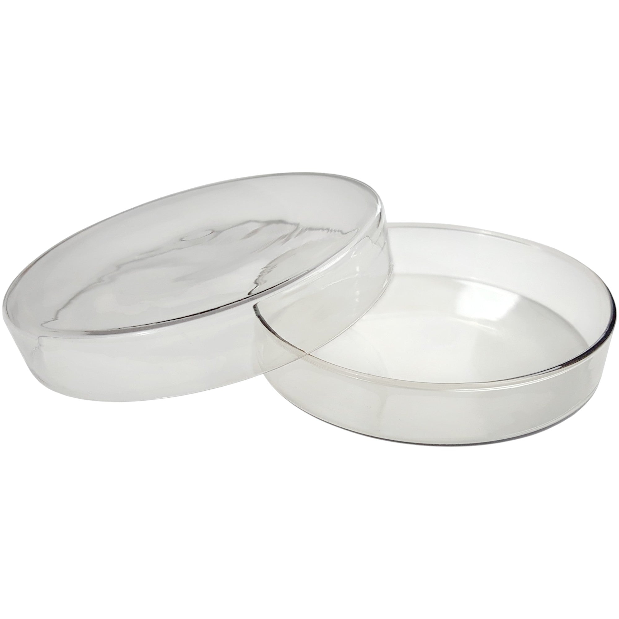 Petri Dish, Flint Glass, 90mm diameter x 15mm height.  Case of 100 Petri Dishes.