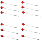 Dropping Pipettes Glass with Rubber Bulbs, 8 inches length, 5ml capacity. Pack of 12.