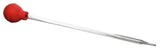Dropping Pipettes Glass with Rubber Bulbs, 8 inches length, 5ml capacity. Pack of 12.