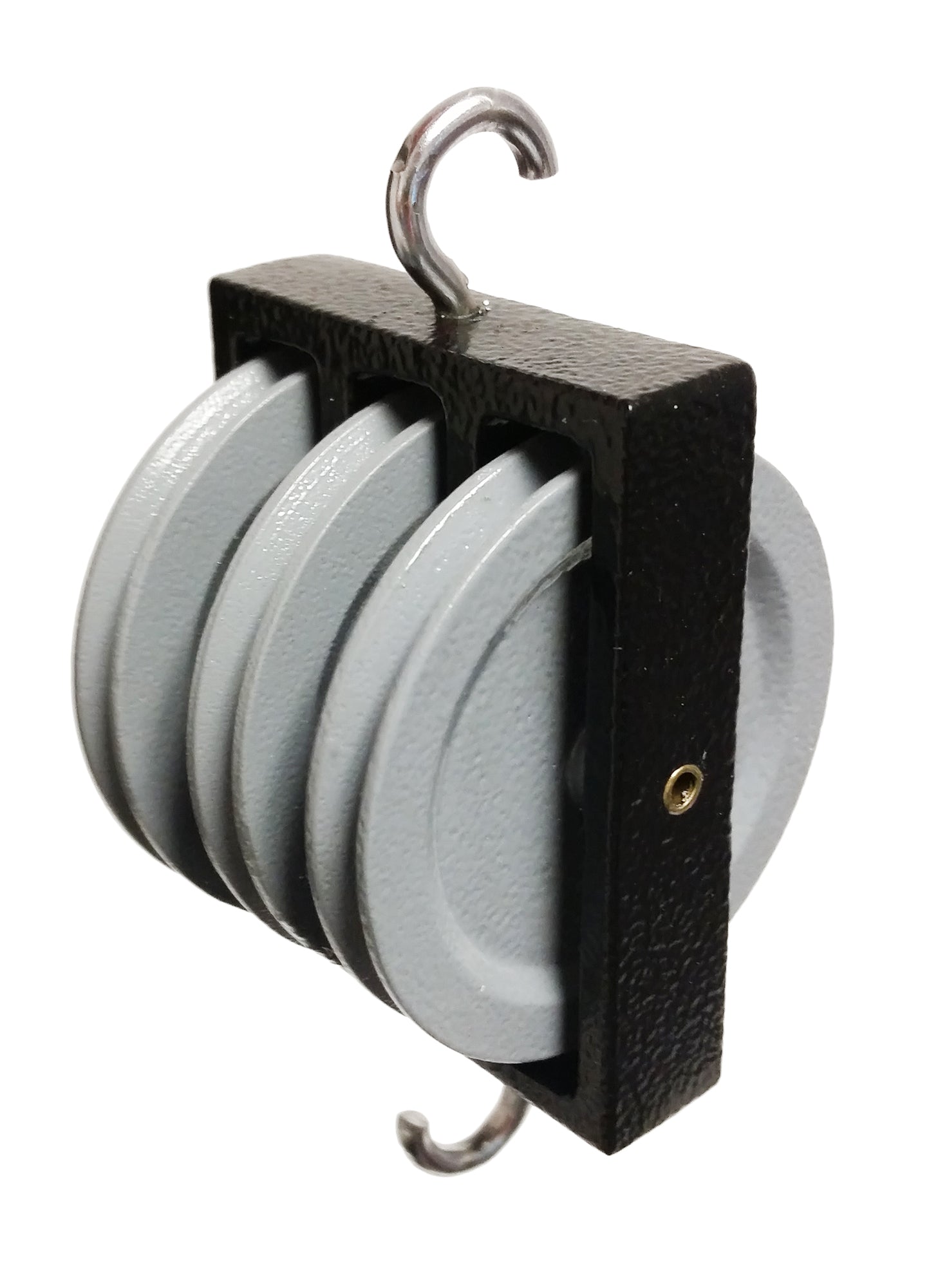 Pulley Triple Parallel Metal 50mm diameter. Pack of 5