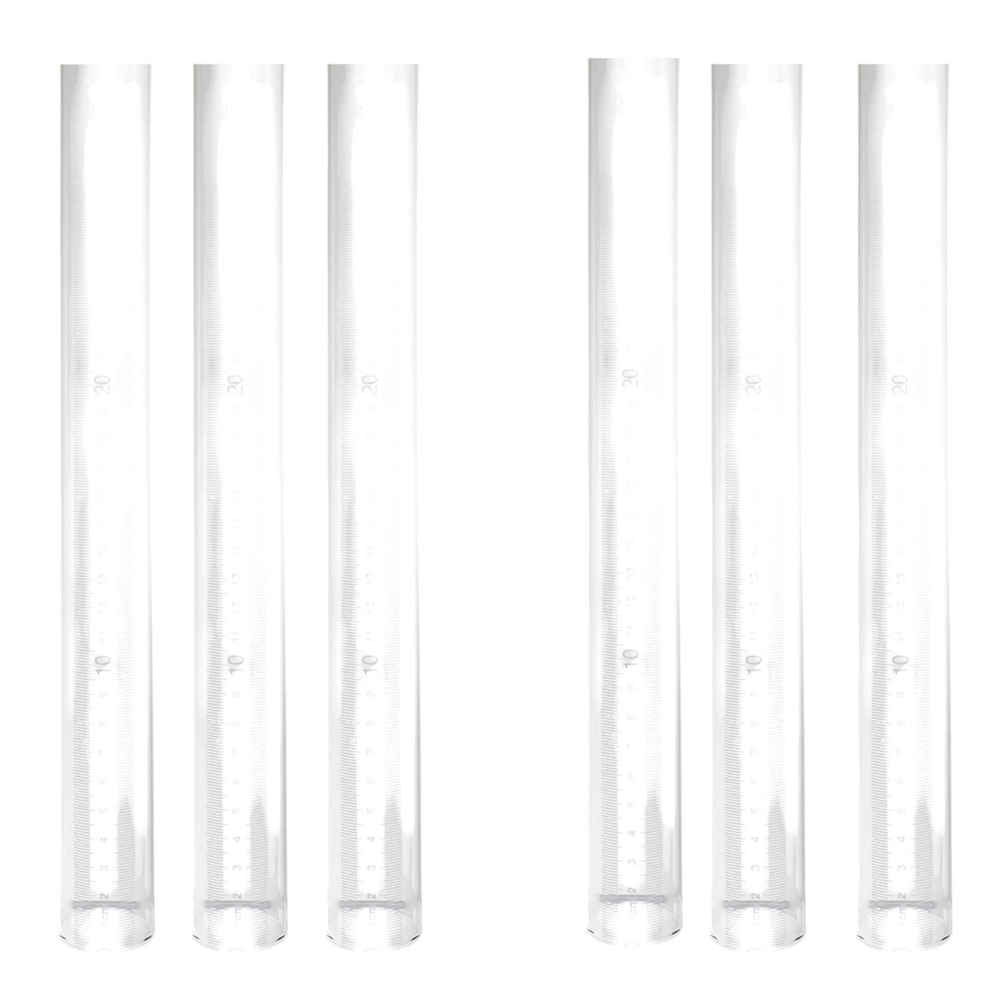 Resonance Tube 38mm diameter by 450mm length. Graduated with a metric scale. Case of 6.
