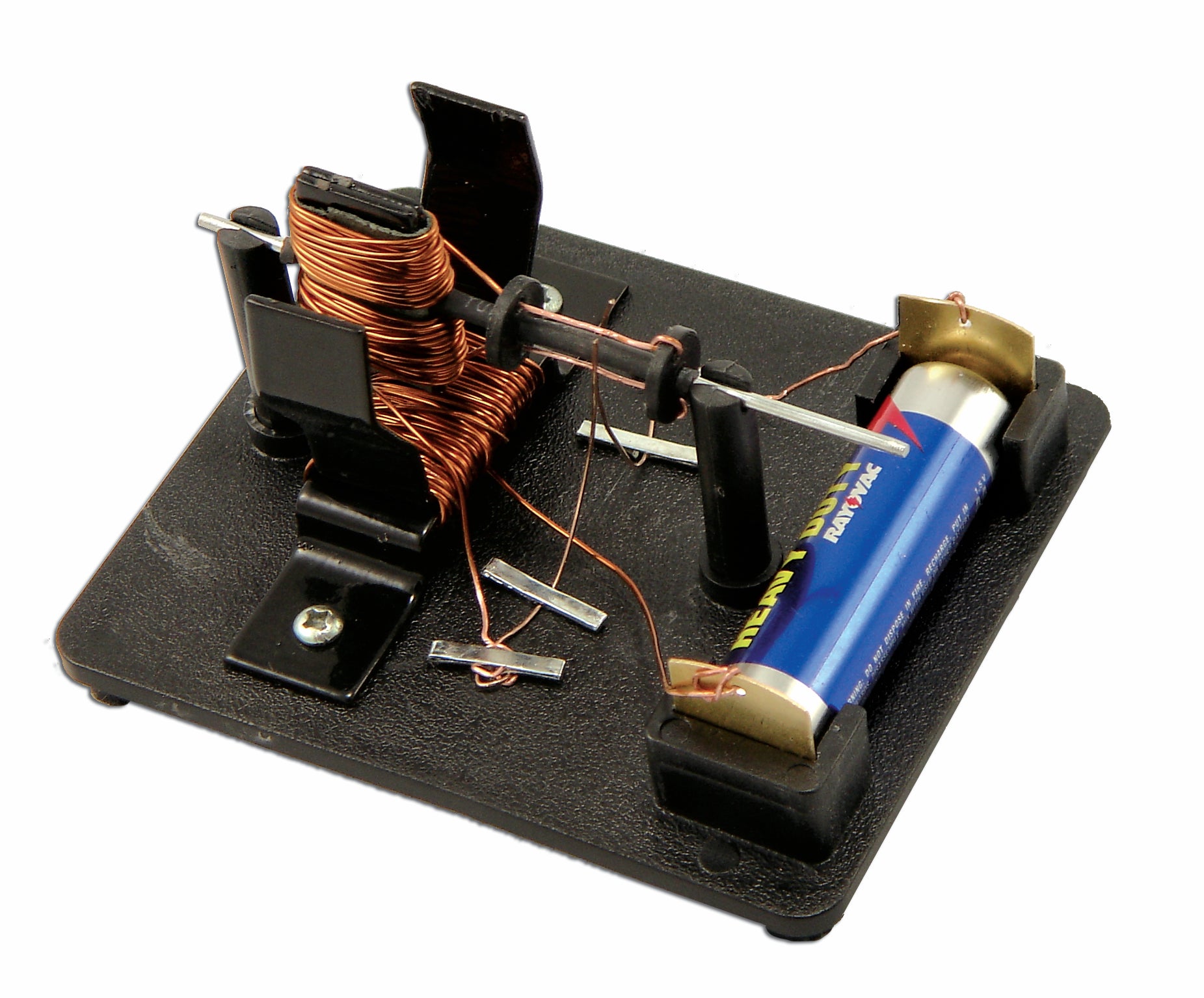 DC Motor Demonstration Kit – Preassembled Electromagnetism Learning Tool for STEM and STEAM Education