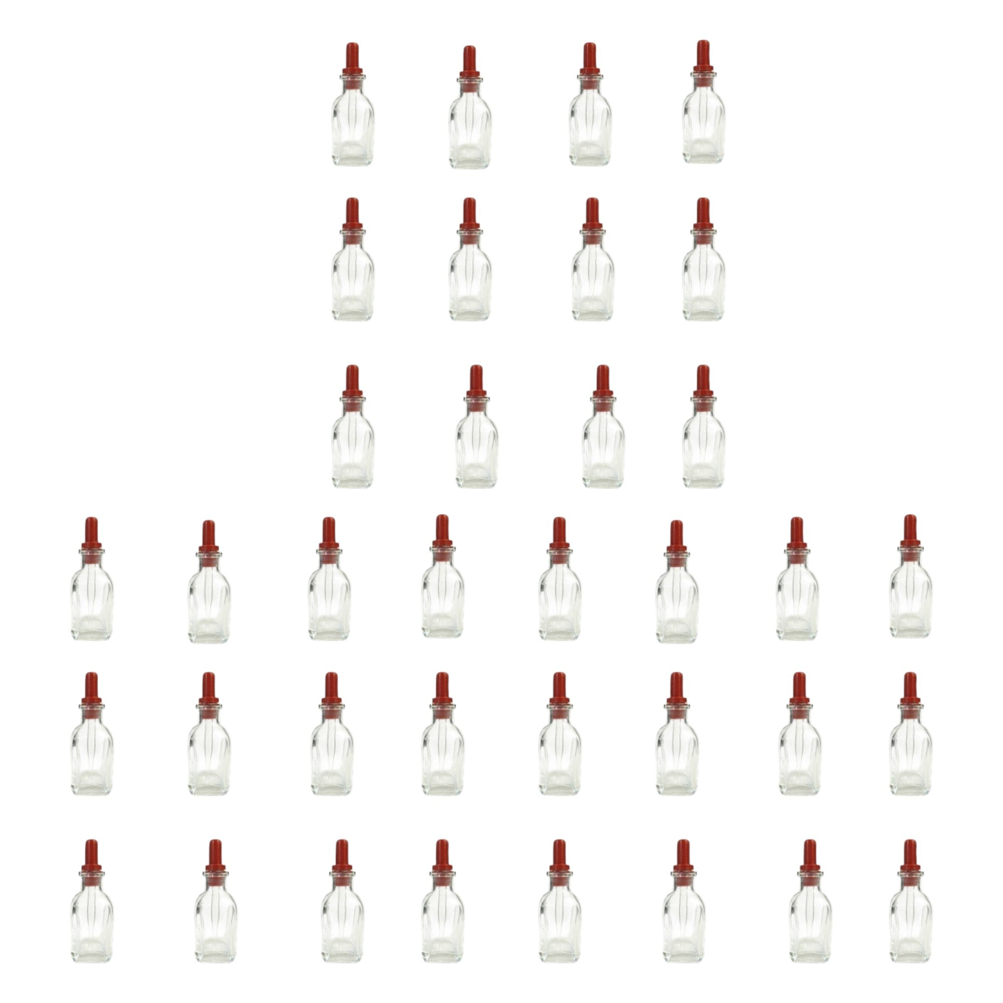 Bottles, Barnes with a Straight Tipped Dropper. Pack of 36.