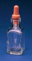 Bottles, Barnes with a Straight Tipped Dropper. Case of 144 (12 dozen).