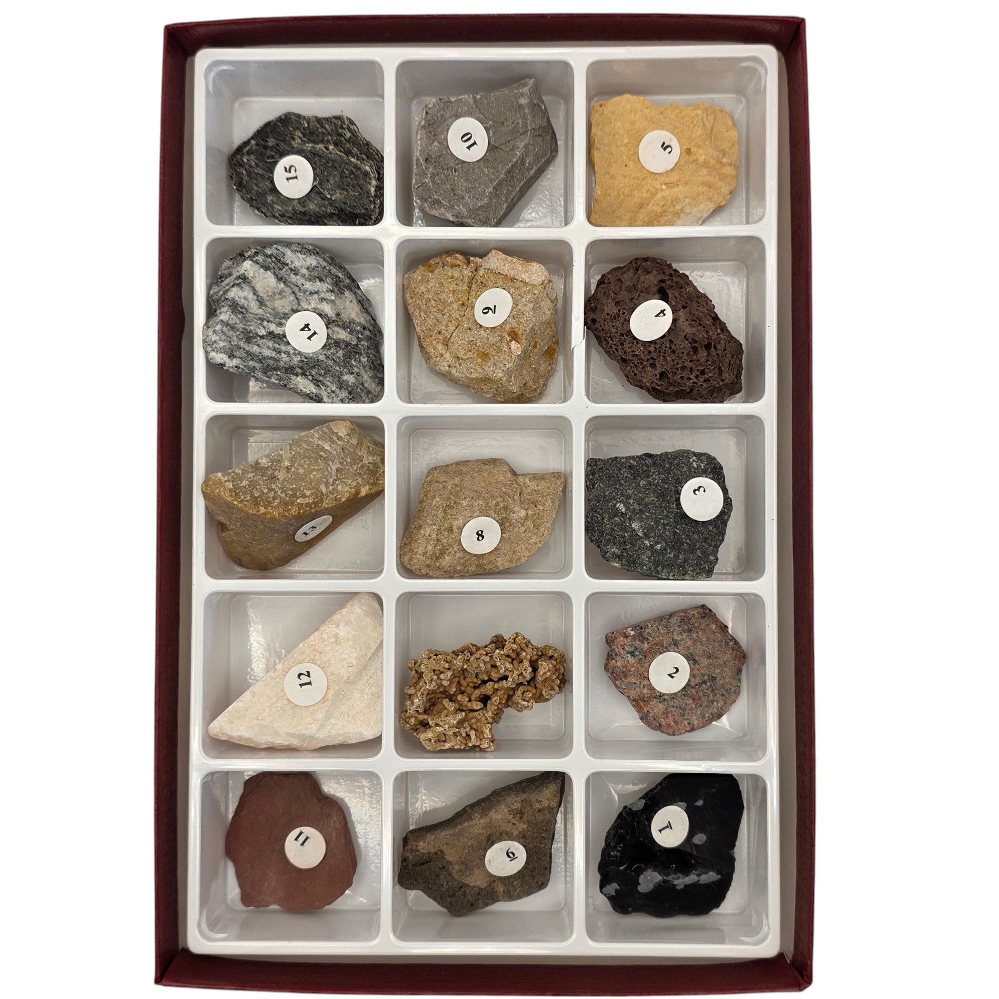 Rock Study Kit, 15 Specimens