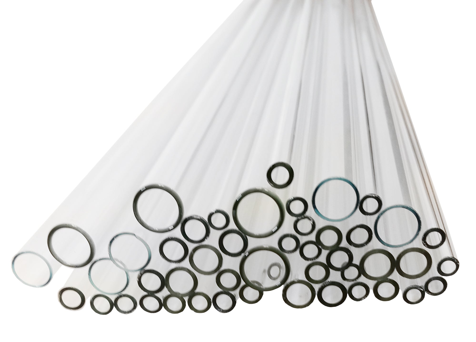 Tubing - Assorted Borosilicate Glass 24" - 3 Lb Pack