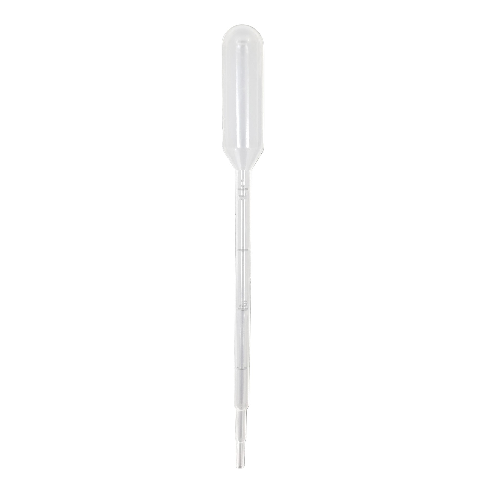 Pipettes, Disposable Transfer, 5ml Capacity, Graduated 1ml by 1/4ml, Pack of 500