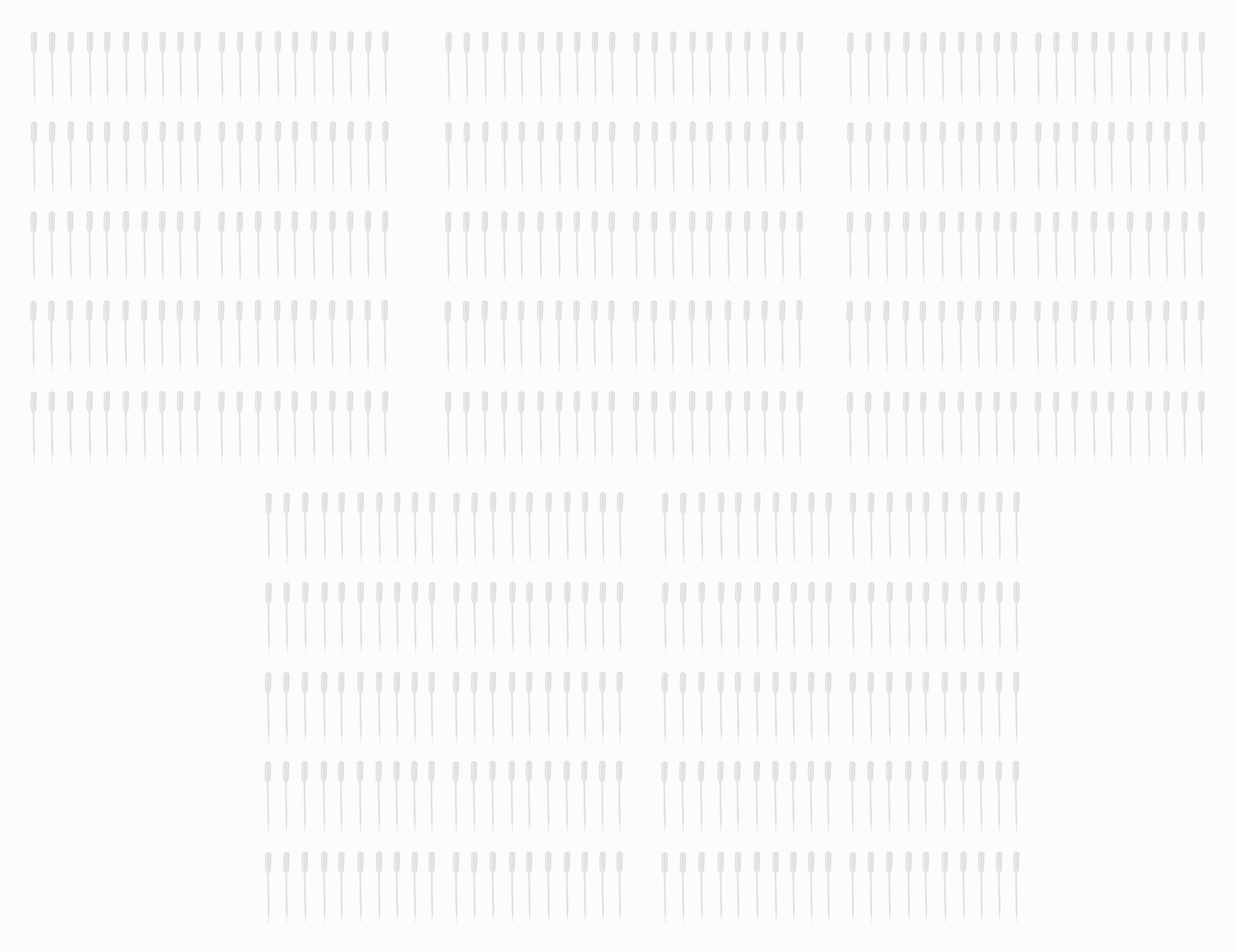 Pipette - Disposable Transfer Pipettes 5ml Volume Micro Tip Stem. Non-sterile. Pack 500.