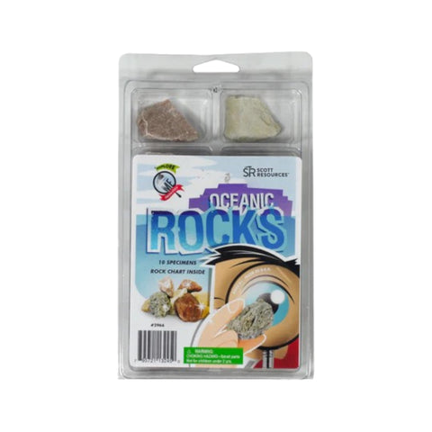 Rock Collections Explore With Me 10 Specimen Oceanic Rocks Collection - Affordable STEM & Earth Science Tools for Classroom & Homeschool