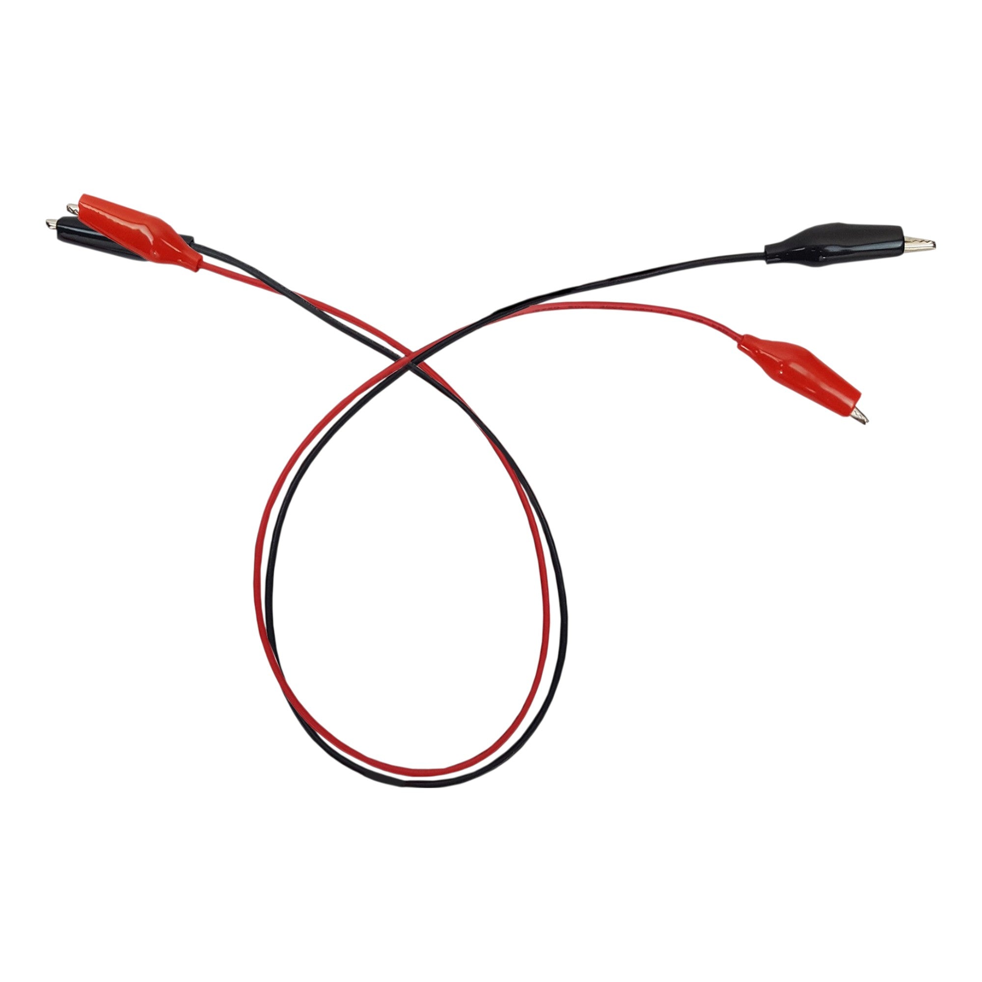 Connector Cords, Alligator Clips on Both Ends. 36 inches long. Sold as a pairs of one red and one black.  This  product has 10 pair per pack.