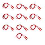 Connector Cord, 36 in., Alligator Ends, Pack of 10 Red Cords by Go Science Crazy