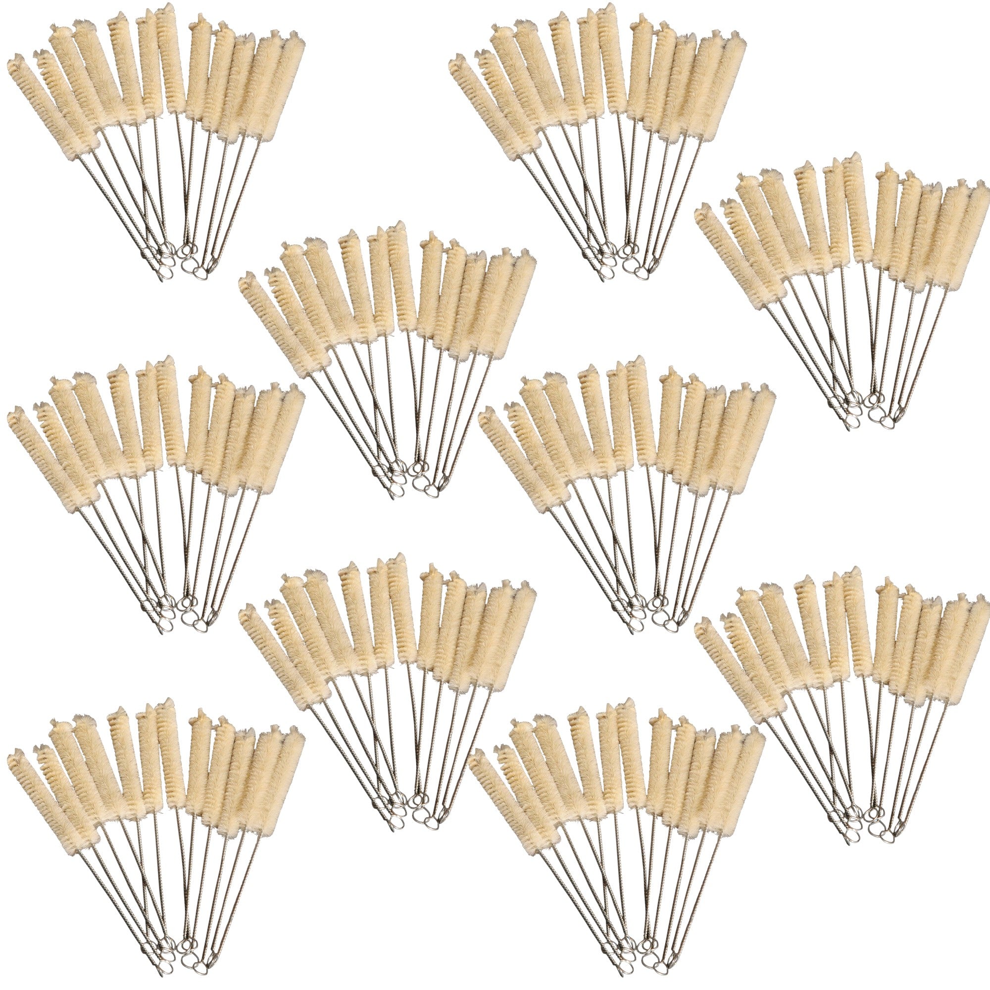 Brush - Test Tube Cleaning Brush with Natural Bristles, Size Small. Case of 120.