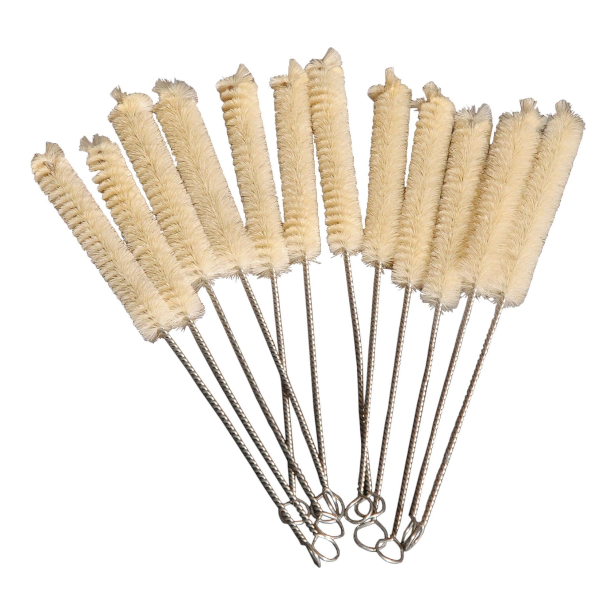Test Tube Kit - 6 Hole Rack & Drying Pins, 72 Glass Tubes, Cleaning Brushes (12 Pack), Clamp, and Goggles