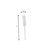 Brush, Test Tube, with Nylon Bristles and Galvanized Metal Handle, 25x75x200mm.  Pack 12.