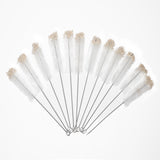 Brush, Test Tube, with Nylon Bristles and Galvanized Metal Handle, 35x175x280mm.  Pack 12.