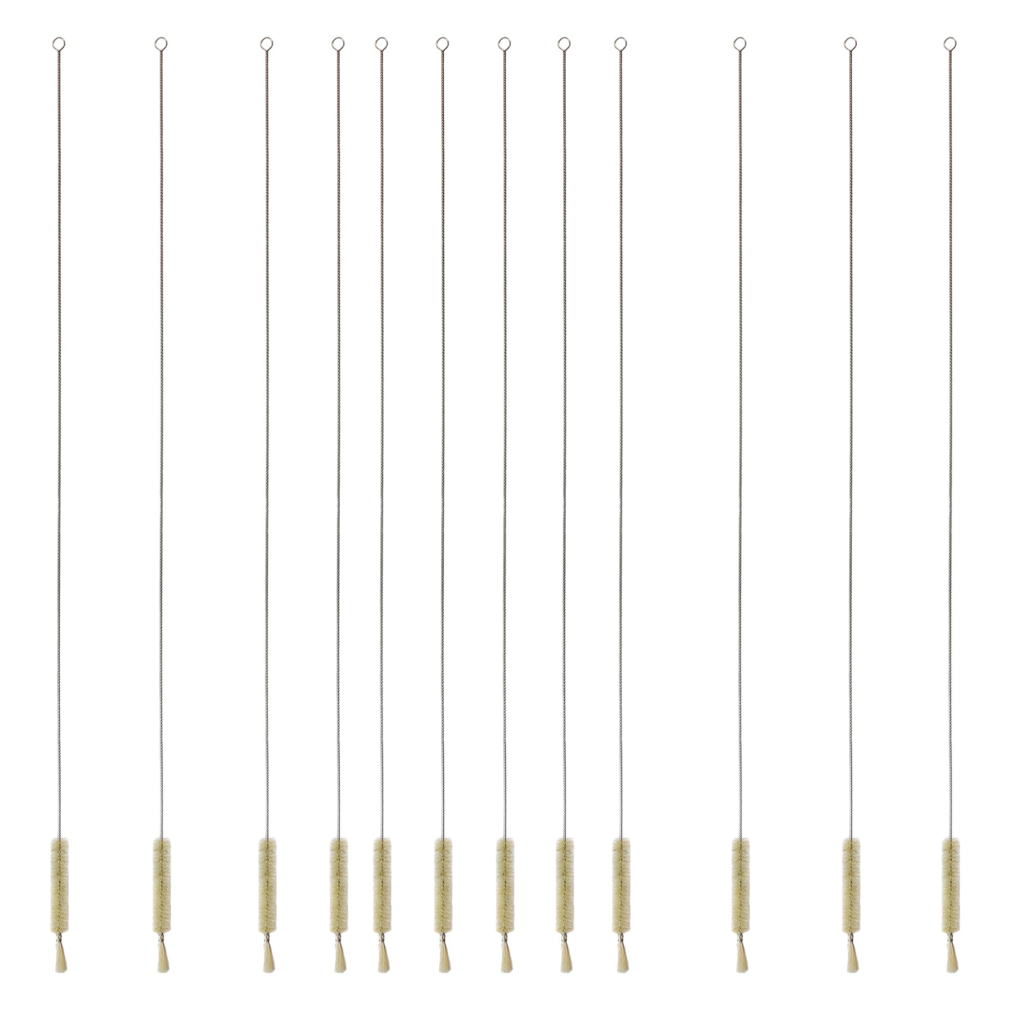 Brush for Cleaning Burettes and Pipettes, 19mm Diameter and 92mm Long.  Pack of 12.
