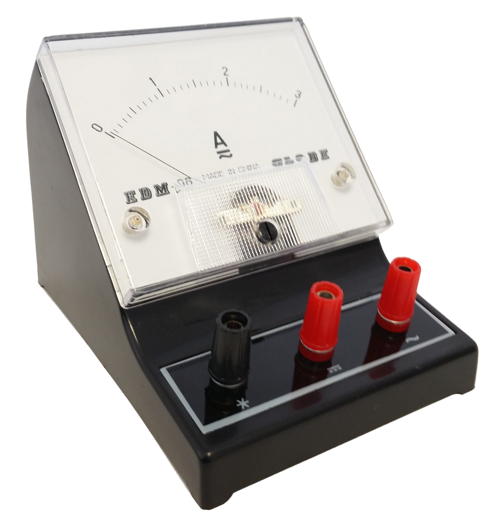 Ammeter, Analog, 0A to 3A; AC/DC.