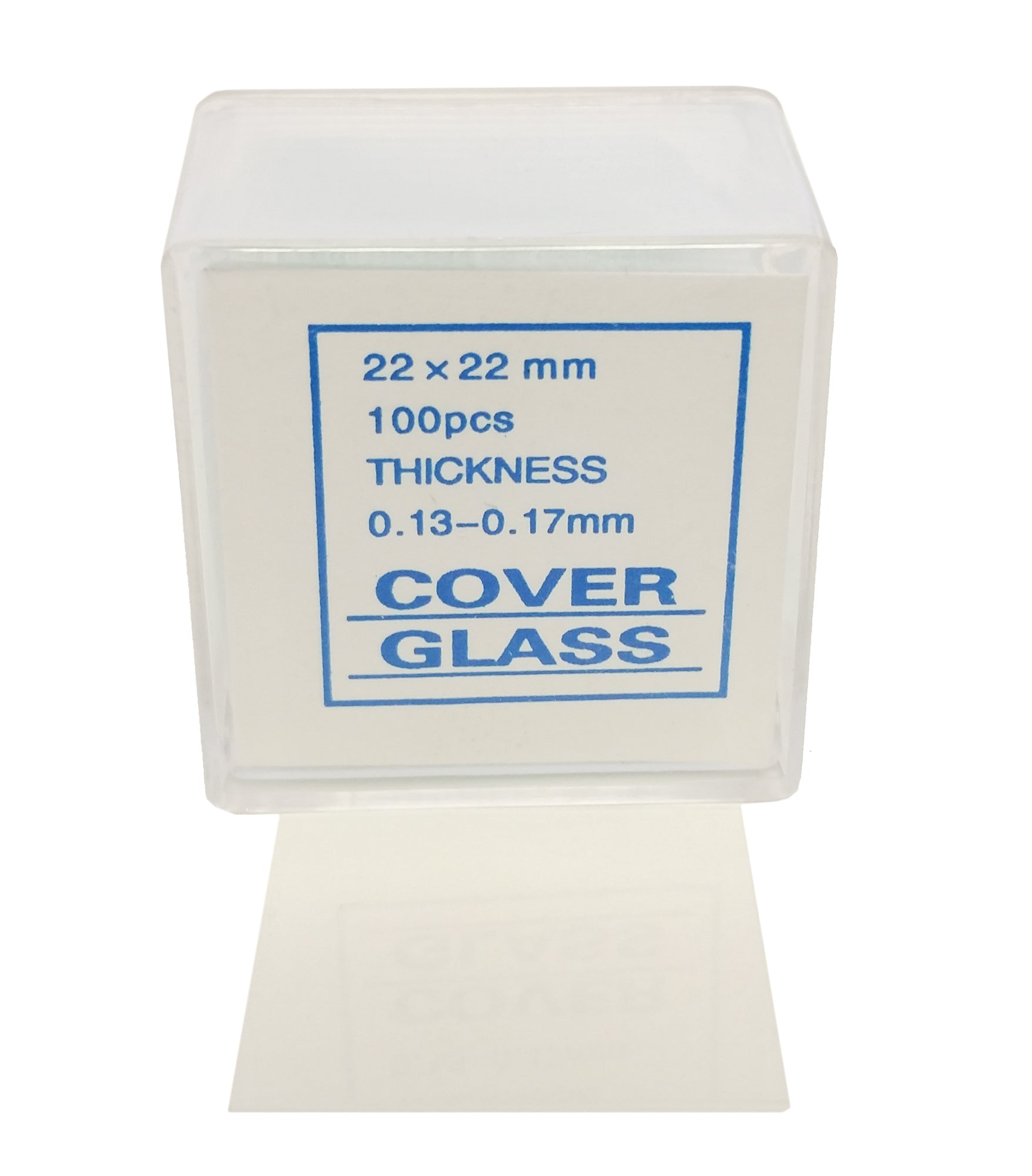 Microscope Cover Slips, Size #1 Thickness, 22mm by 22mm, Case of 50000 Slides by Go Science Crazy