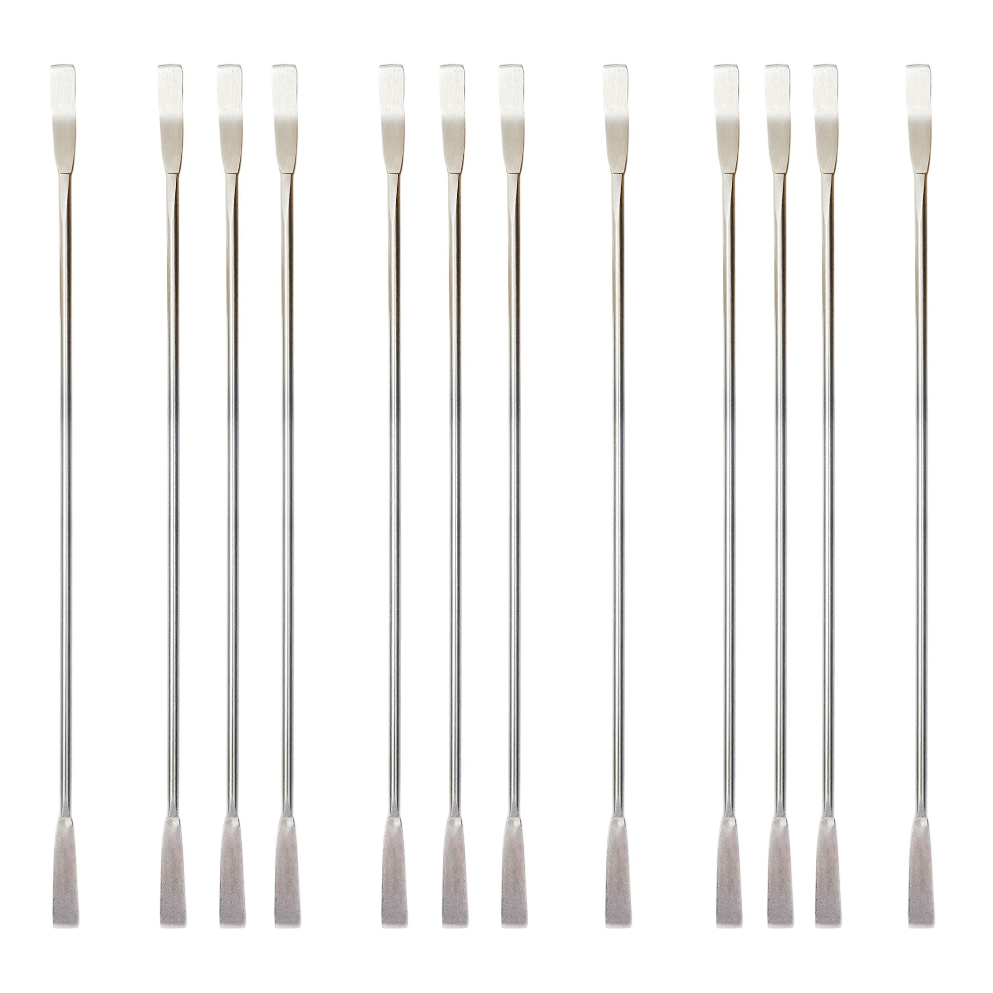 Spatula and Spoon Tool, Semi-Micro, 19.8cm Long, Pack of 12