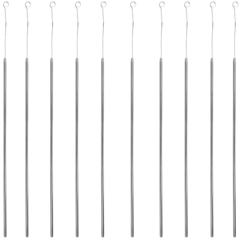 Inoculating Needle, Looped Nichrome Wire, Metal Handle, Pack of 10 by Go Science Crazy