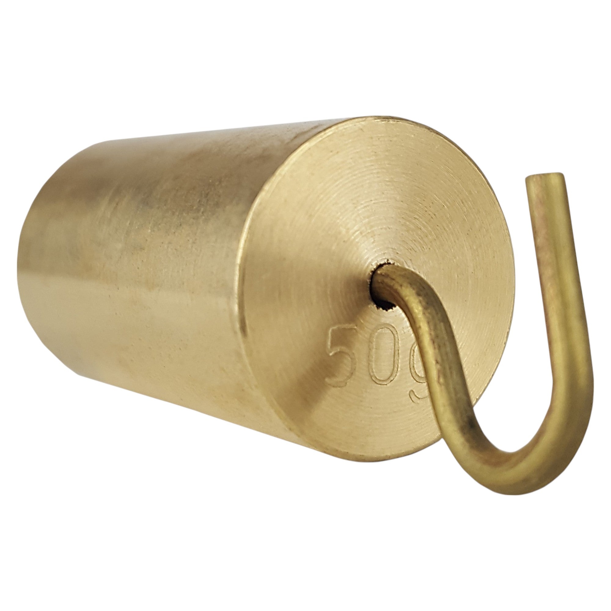 Hooked Brass Weight, 50 Grams, Pack of 10 by Go Science Crazy