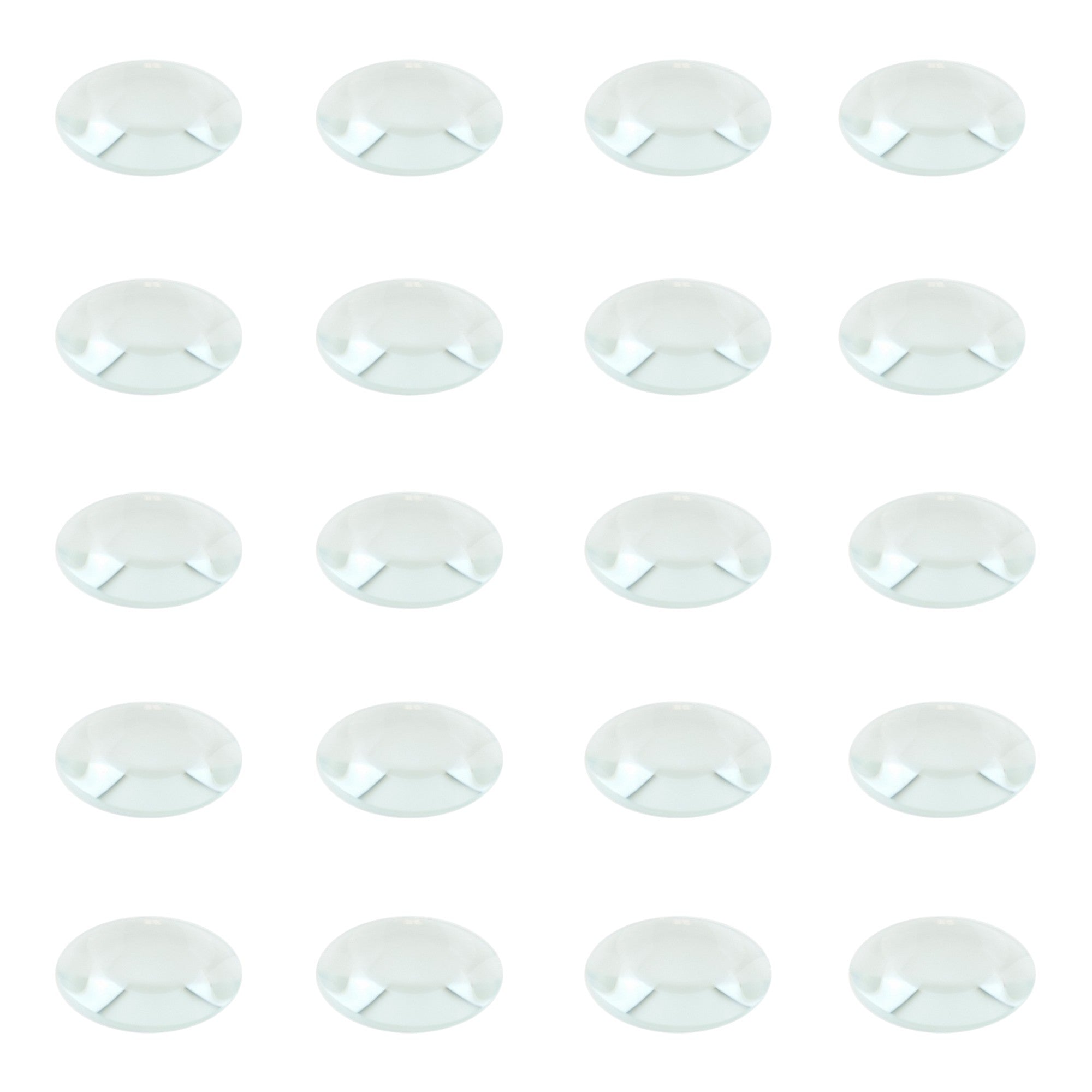Lens Double-Concave Glass, 50mm Diameter, 15cm Focal Length, Pack of 20.