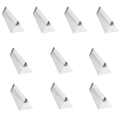 Glass Equilateral Prism, 150mm Long, Pack of 10 by Go Science Crazy