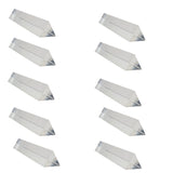 Prism Equilateral, Acrylic 25mm face x 150mm length.  Pack of 10.