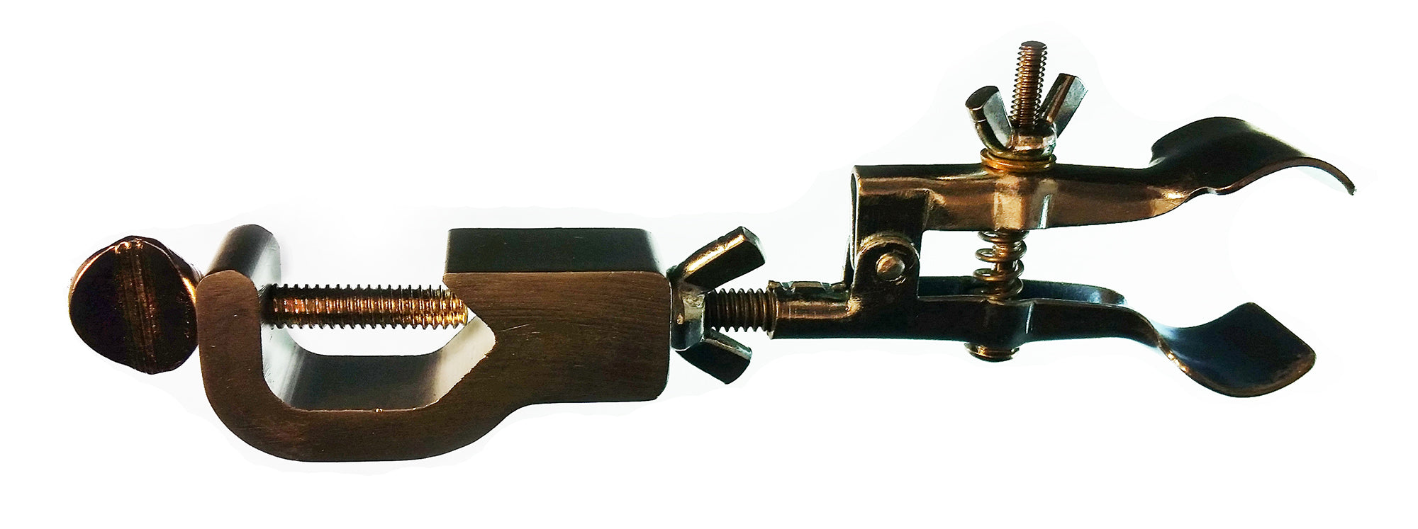 Clamp - Single Burette Clamp, Uncoated Jaws, Cast-Aluminum. Pack of 15.
