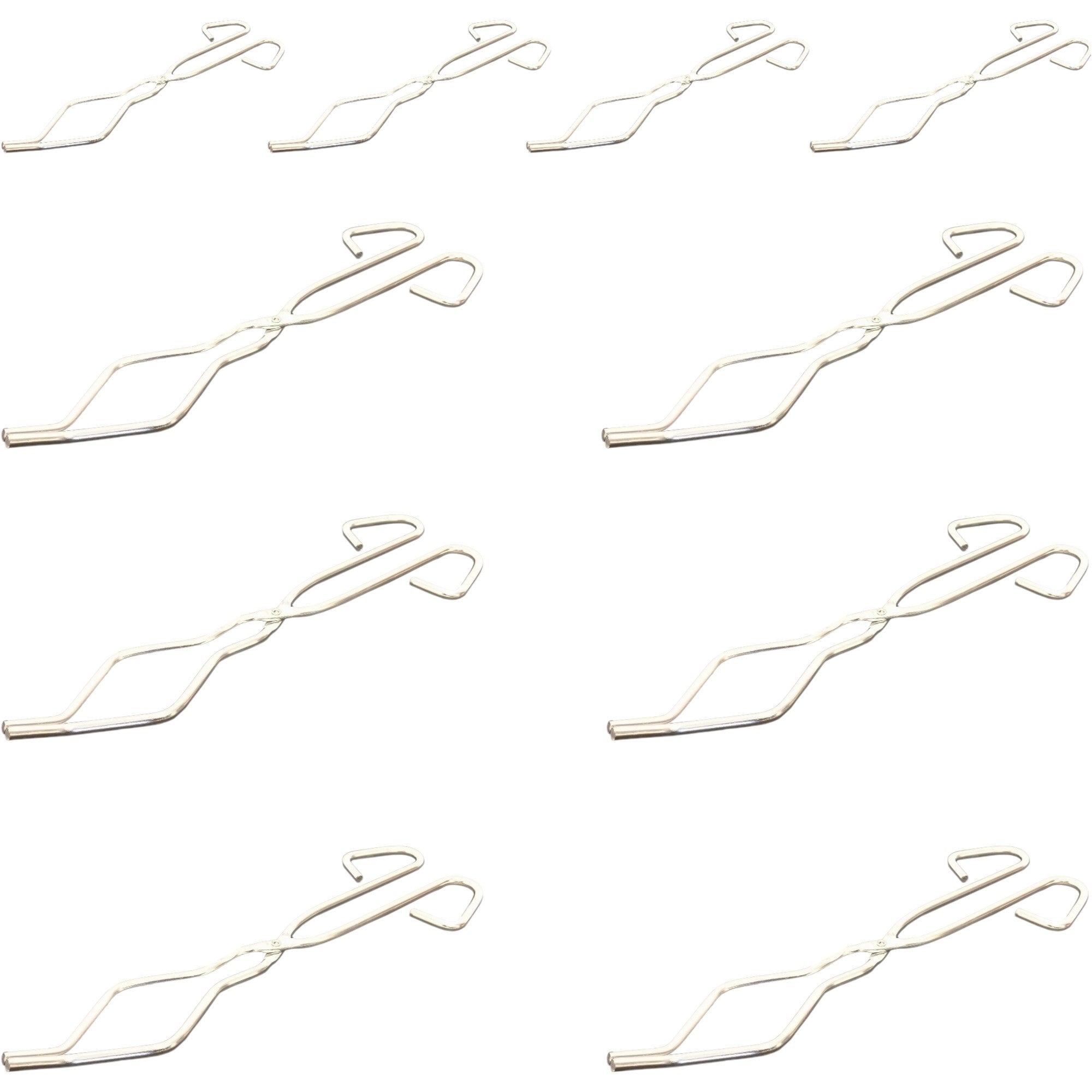 Crucible Tongs, 10 in. Stainless Steel, Pack of 10 by Go Science Crazy
