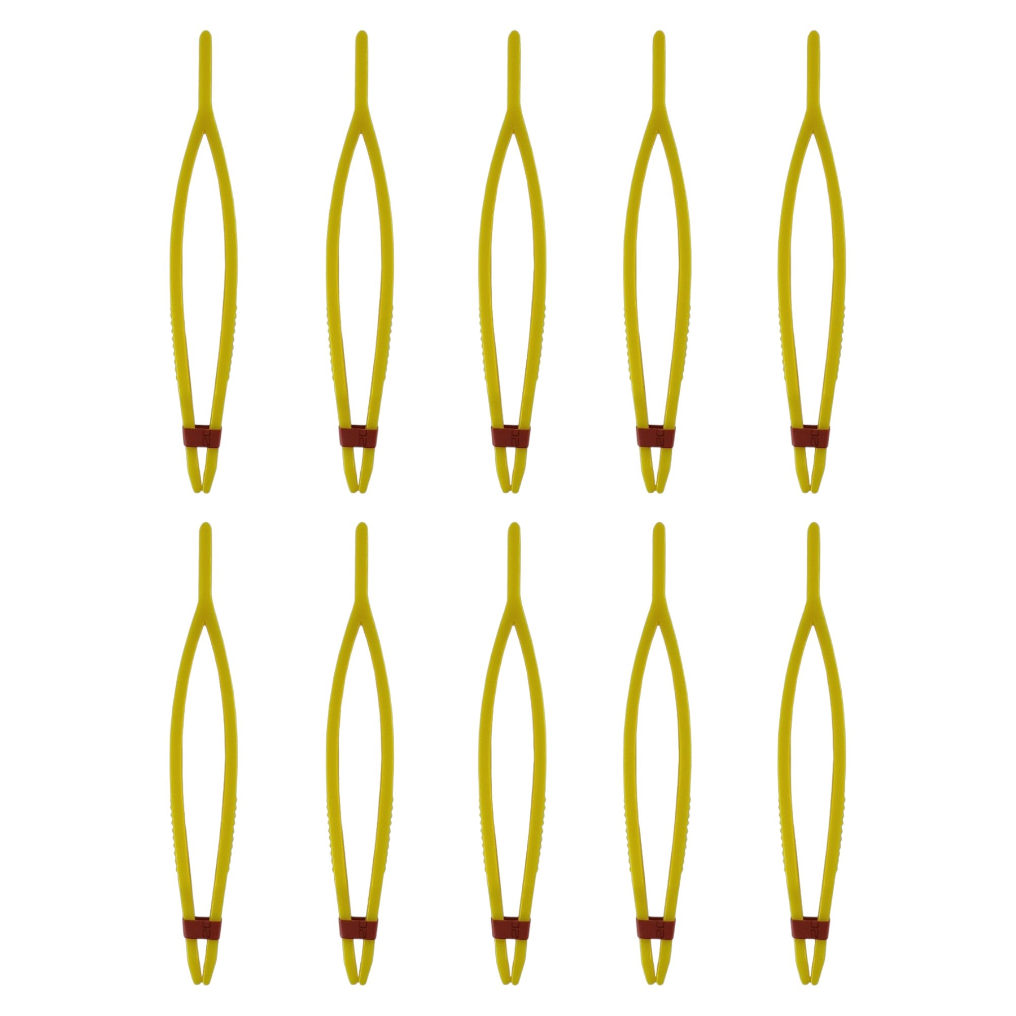 Forceps, Blunt, 4in Length Plastic.  Pack 10.