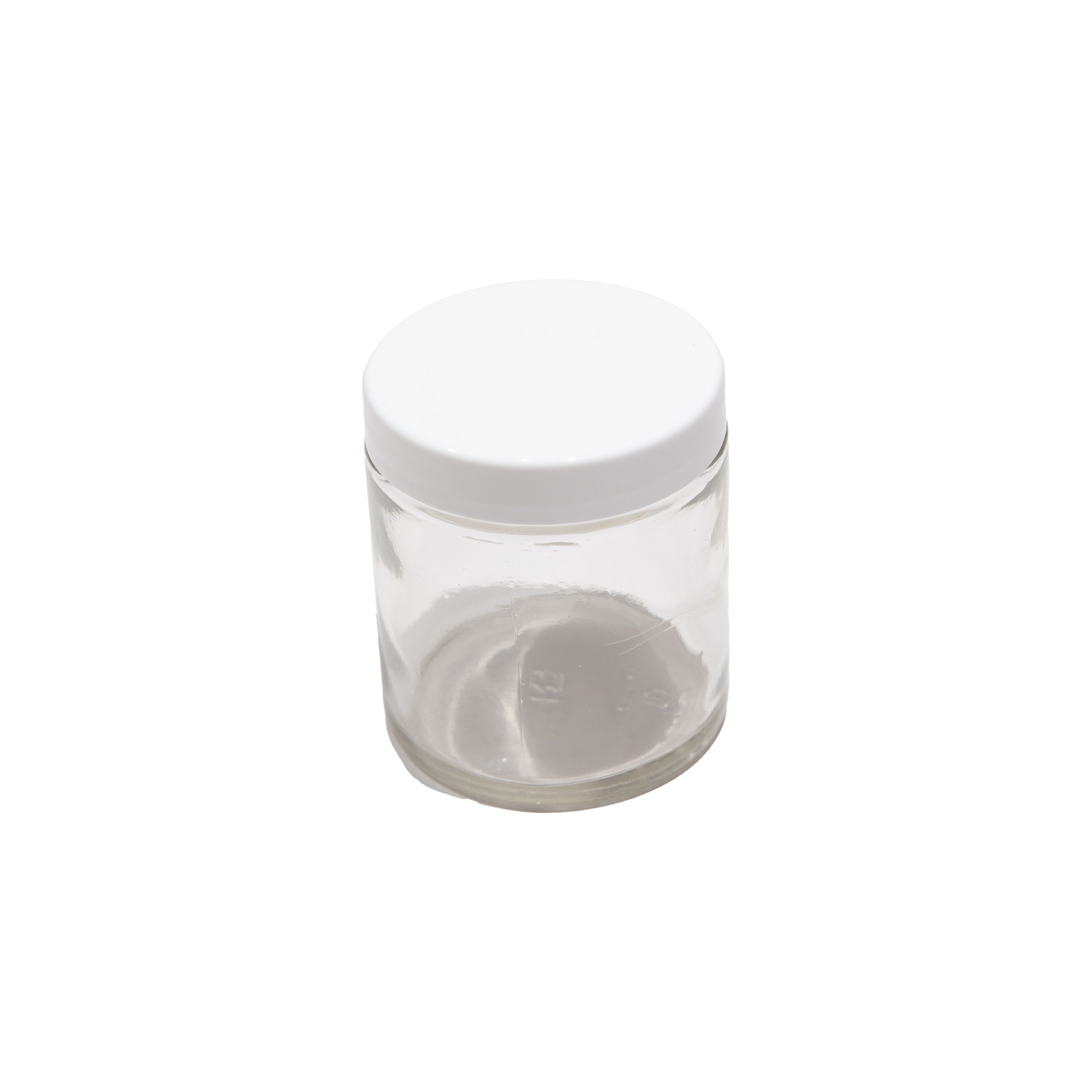 Jar - Specimen Jar, Flint Glass, 4oz capacity with 58/400 neck and foam lined cap.  Pack 12.  Perfect for use in any lab, school, home school.