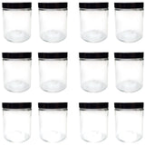 Jar, Specimen, Flint Glass, 8oz capacity with 58/400 neck and foam lined cap.  Pack 12.