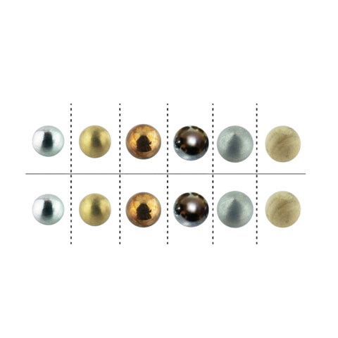 Physics Ball Set of 12 Solid Balls with a Plastic Storage Container