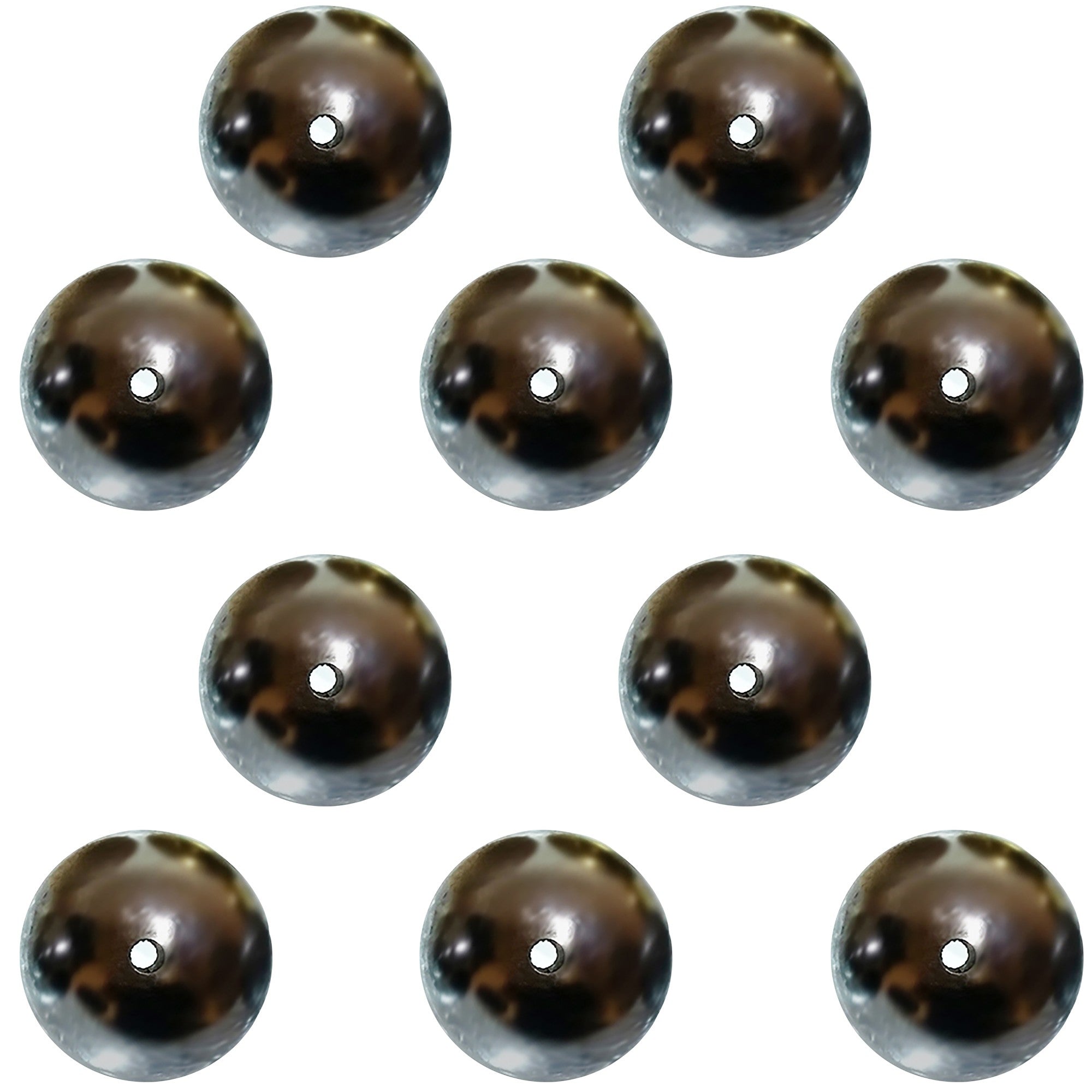 Steel Physics Balls, 25mm (1 in.), Drilled, Pack of 10 by Go Science Crazy