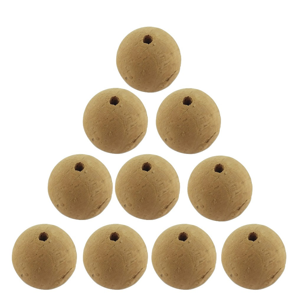 Physics Ball, Cork, 25 mm, Drilled, Pack of 10